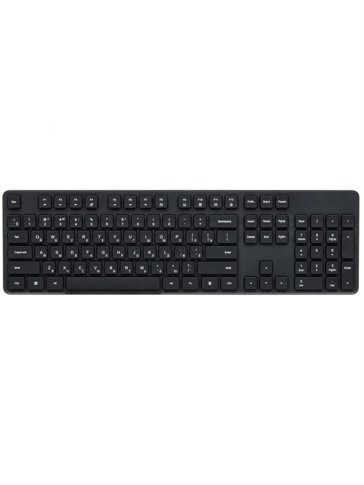 Картинки Xiaomi Беспроводная клавиатура Xiaomi Wireless keyboard and Mouse Set 3 WXJS03YM BHR07XICN Русско-Английская раскладка Черный
