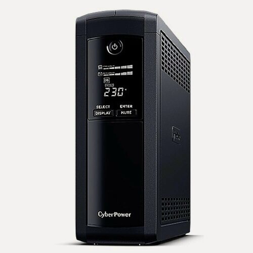 Изображение товара CyberPower VP1200ELCD ИБП 1200VA/720W, 5 розеток (Schuko), 1xUSB, 2xRJ11/RJ45, 1xRS232, линейно-интерактивный