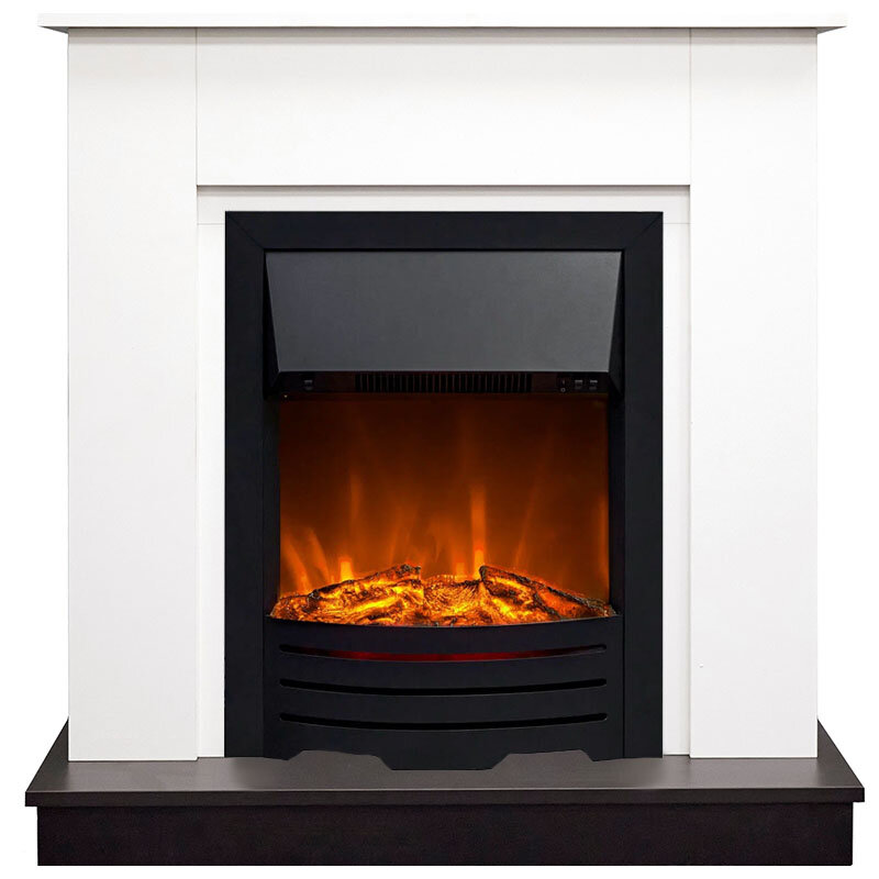 Электрокамин RealFlame Асти с очагом OSCAR-S (STD1) белый/уни неро (WT-LCB510/BL-LCB917)