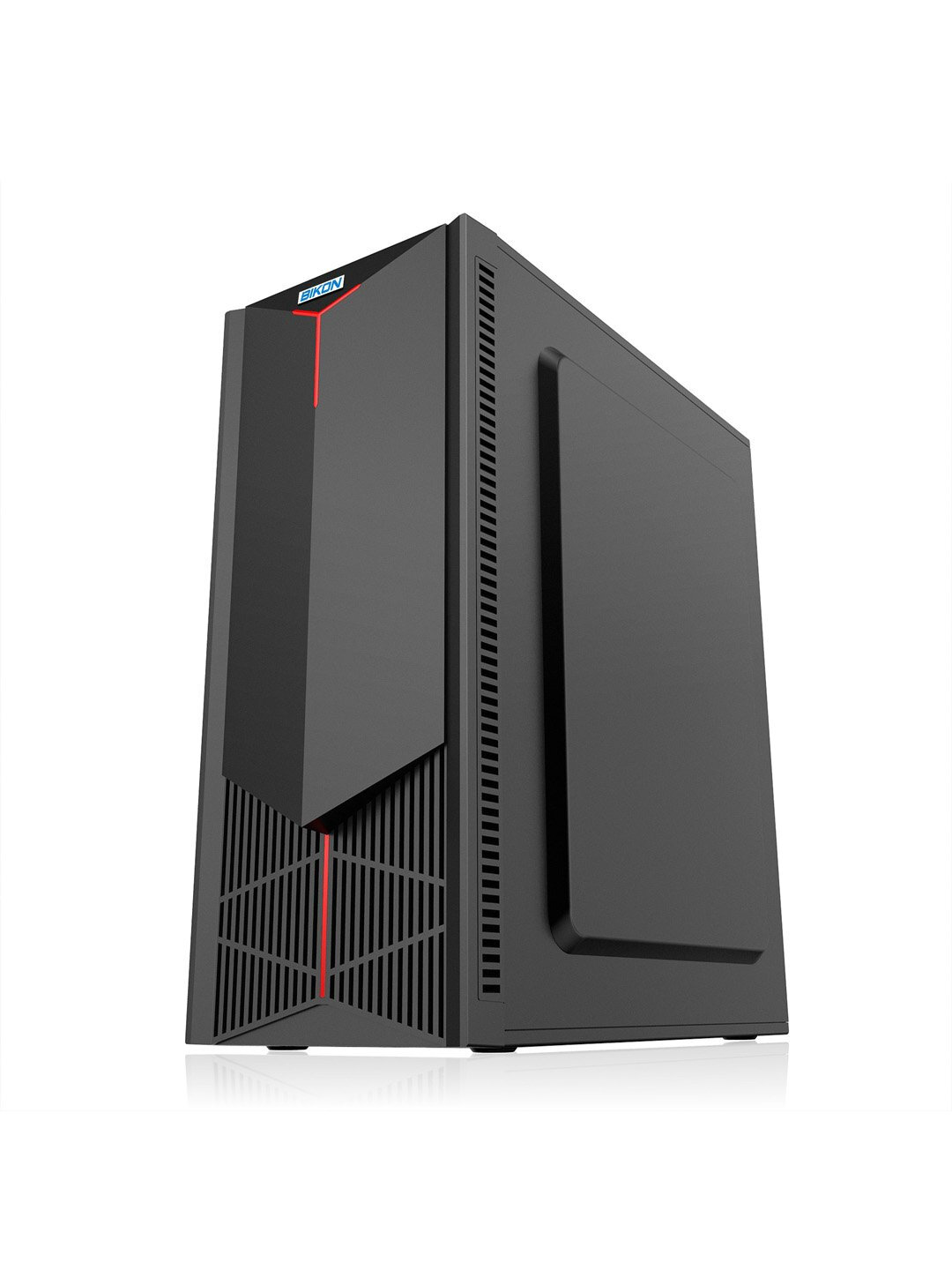 Корпус компьютера BIKON EDGE — чёрный 600W, стильный, прочный и надёжный для сборки ПК. — фото 1