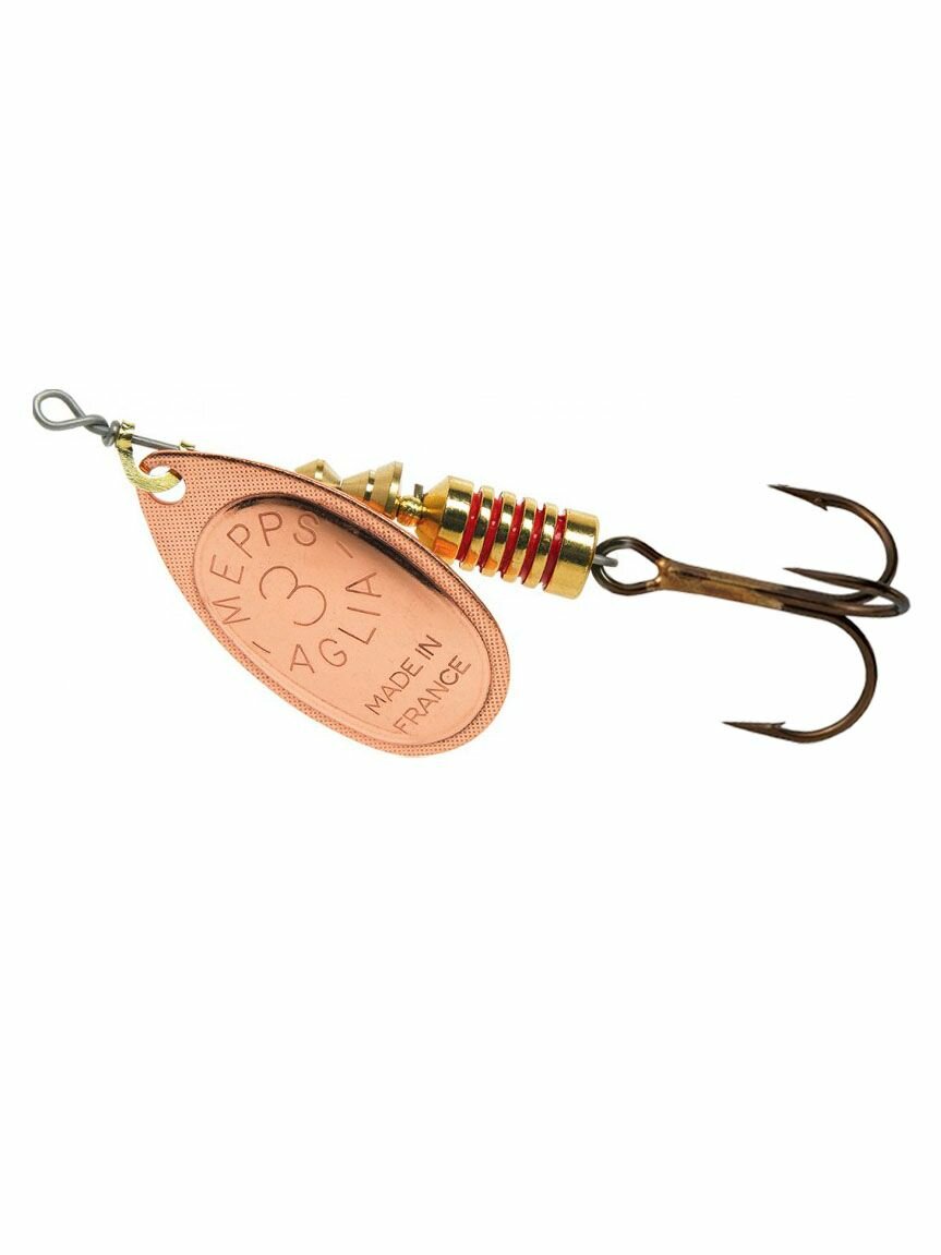 Блесна для рыбалки вращающаяся Mepps AGLIA 3, Copper, 1 штука — фото 1