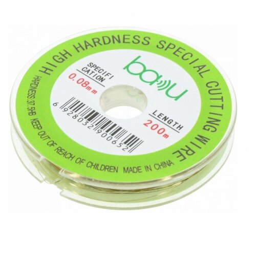 фото Струна для разборки сенсорных модулей baku (0.08 мм x 200 м), золото