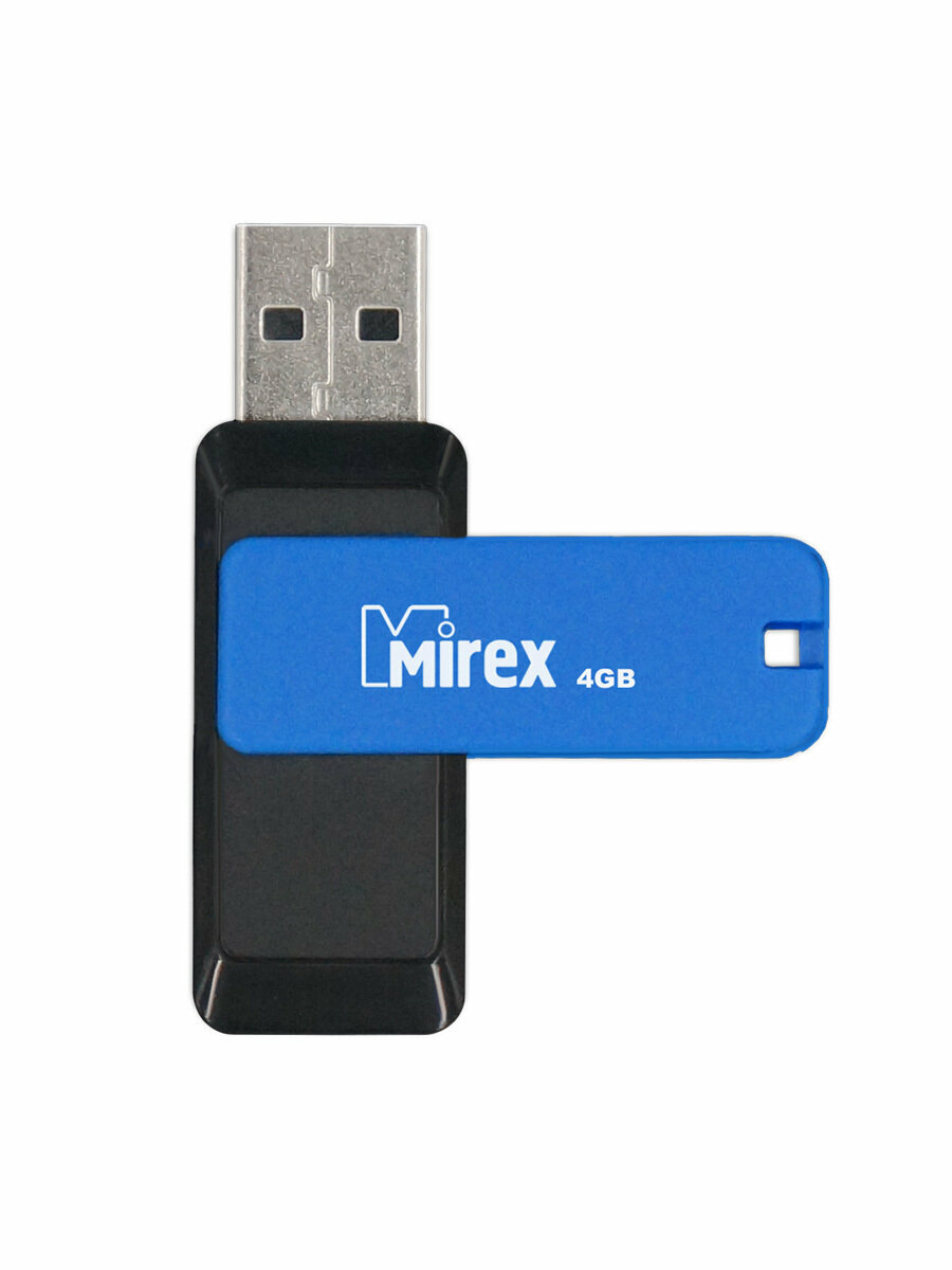 Флеш накопитель 4GB Mirex City, USB 2.0, Синий - фото №8