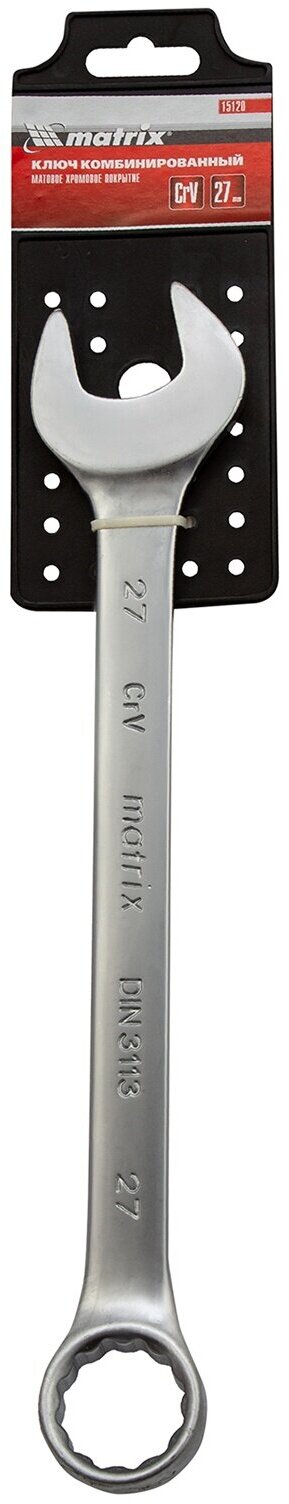 Ключ комбинированный matrix 15120, 27 мм - фотография № 15