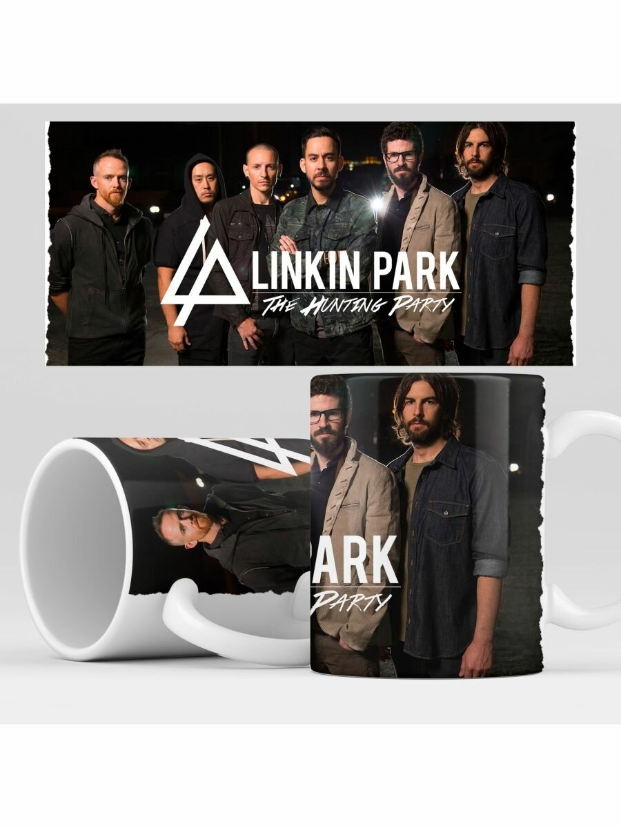 Кружка с принтом музыкальная группа Linkin Park, Линкин парк