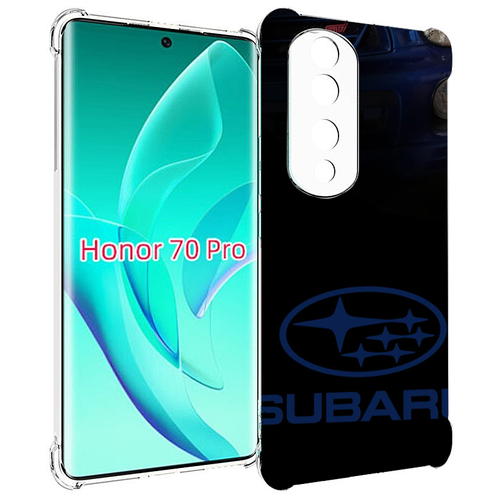 Чехол MyPads subaru субару 3 для Honor 70 Pro / 70 Pro Plus задняя-панель-накладка-бампер чехол mypads subaru субару 3 для doogee x97 pro задняя панель накладка бампер