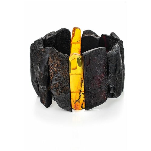 фото Amberholl браслет с лечебным эффектом из натурального балтийского янтаря с инклюзом «помпеи»