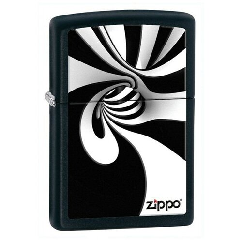 Зажигалка Zippo Black & White Spiral