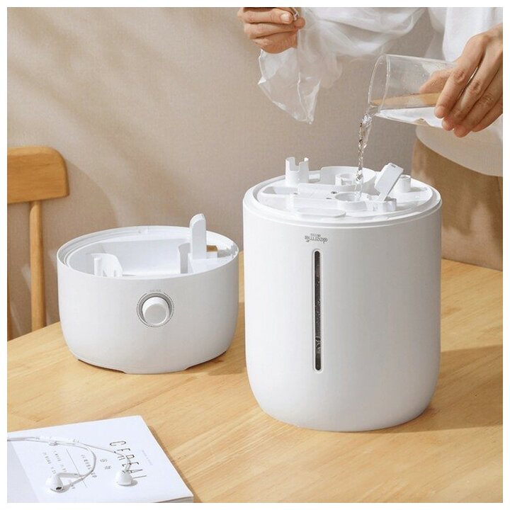 Увлажнитель воздуха Deerma Humidifier DEM-F800, ультразвуковой, 25 Вт, до 30 м2, 300мл/ч, 5л - фотография № 5