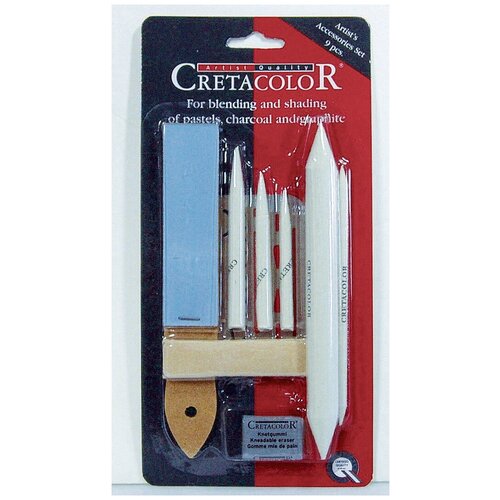 фото Набор художественных аксессуаров cretacolor (5 растушевок разного диаметра, наждачная бумага, ластик-клячка) cc430 14