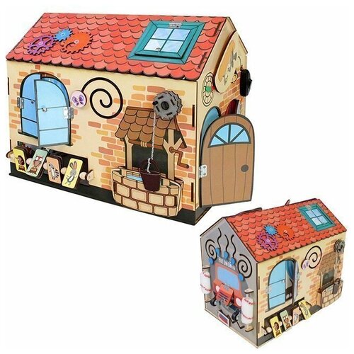 фото Деревянный бизиборд чудо дом ig0252 мастер игрушек