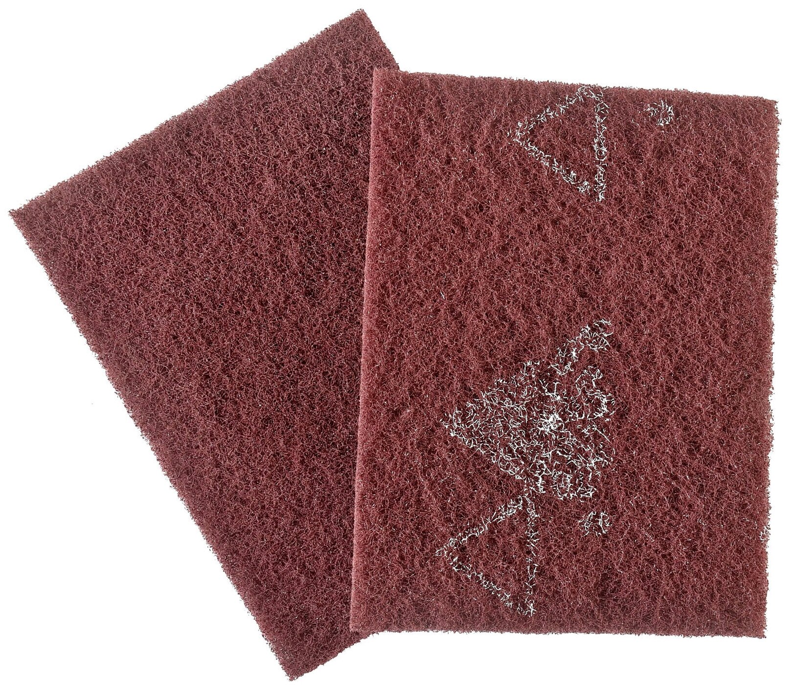 фото Абразивный материал скотч брайт для удаления загрязнений VERYFINE - 2 шт, абразив для очищения от налета, ржавчины, жира / абразивная губка