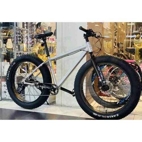 Велосипед фэтбайк Fatbike Timetry TT1099s 26 алюминиевая рама 19 серебристый 2745000₽