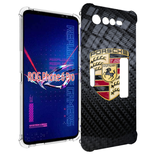 Чехол MyPads порше porsche 3 мужской для Asus ROG Phone 6 Pro задняя-панель-накладка-бампер чехол mypads toyota тойота 3 для asus rog phone 6 pro задняя панель накладка бампер