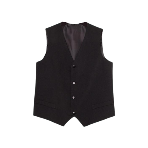 фото Школьный жилет для мальчика, цвет чёрный, рост 134 см модные ангелочки