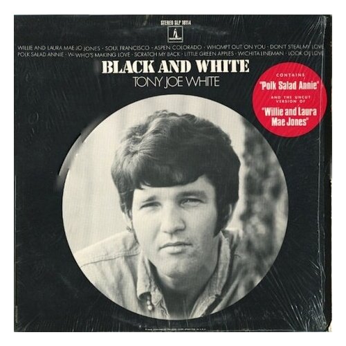 Старый винил, Monument, TONY JOE WHITE - Black And White (LP, Used)