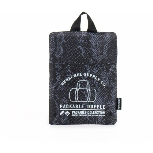 фото Сумка herschel packable duffle bag (22 l черно-серый)