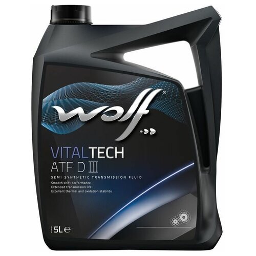 Масло трансмиссионное Wolf VITALTECH ATF DIII 5 л