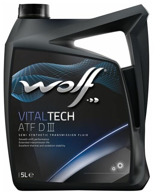WOLF OIL 30065 VitalTech ATF DIII 5 л трансмиссионное масло