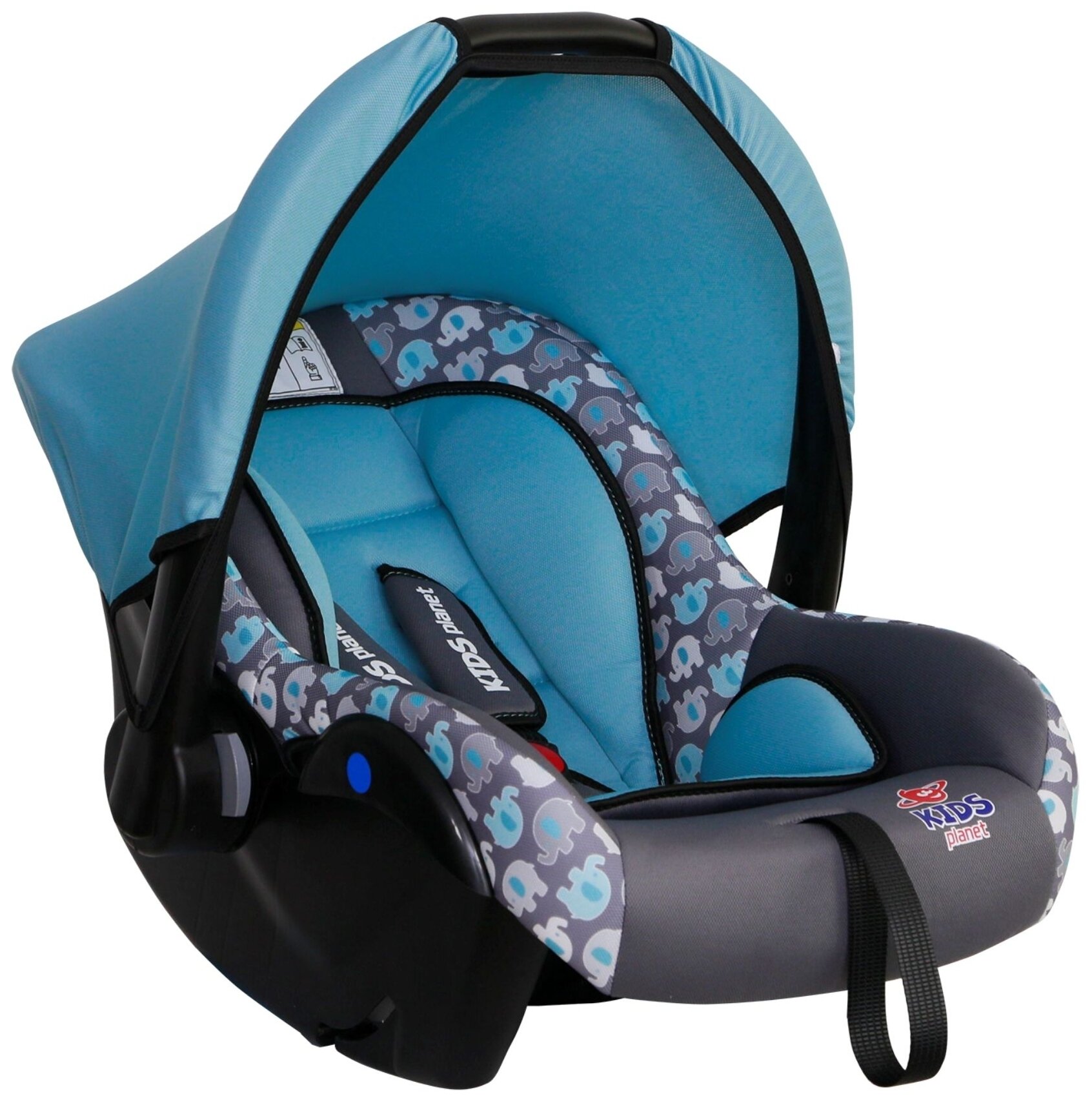 Автокресло Kids Planet Luna розовые совы KRES2560