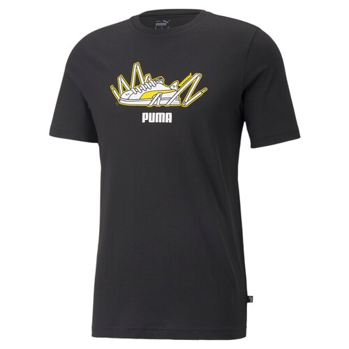 Футболка PUMA Sneaker Graphic Tee, размер S, черный