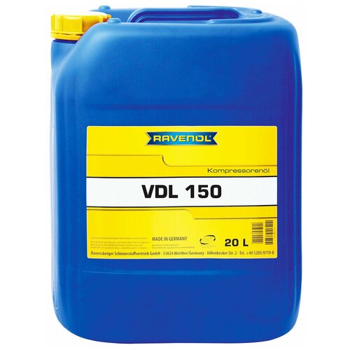 Компрессорное масло RAVENOL Kompressorenoel VDL 150 (20л) new