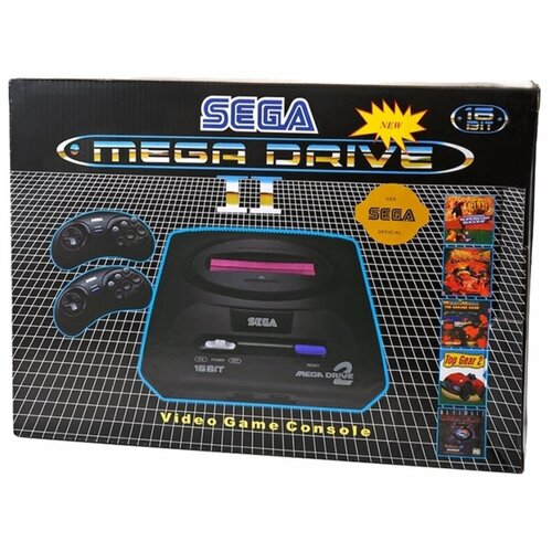 SEGA Mega Drive 2 (16 Bit) ТВ приставка игровая Сега