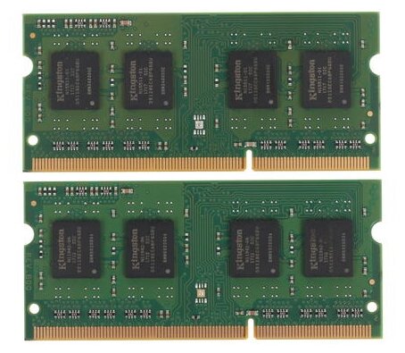 Оперативная память Kingston KVR13S9S8K28 DDR3 2x4 GB SODIMM для ноутбука