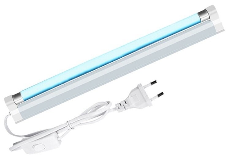 Ультрафиолетовая лампа (светильник) SP-T5-UV, 8W бактерицидная (УФ без озона)