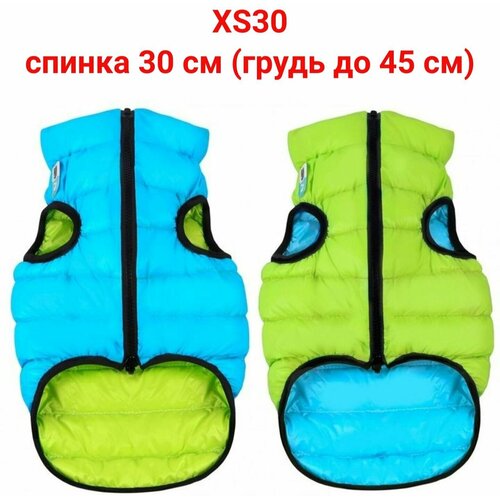 AiryVest куртка двухсторонняя для собак (Collar), XS спинка 30 см (грудь до 45 см)