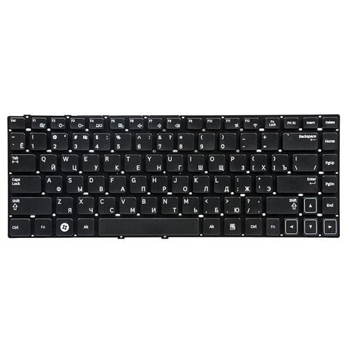 Клавиатура ZeepDeep для ноутбука Samsung 300E4A 300V4A черная без рамки гор Enter 106700₽