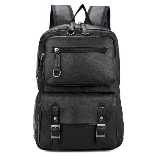 Рюкзак городской кожаный мужской/унисекс для ноутбука, документов, спортивный, школьный