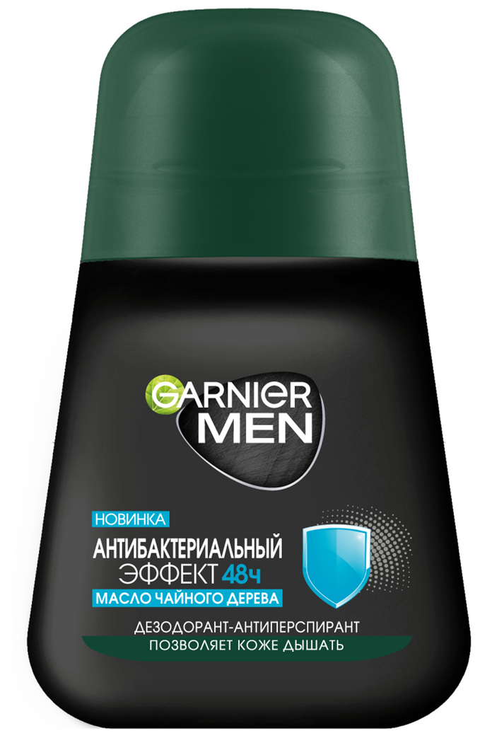 GARNIER Дезодорант-антиперспирант ролик Men Mineral Эффект Чистоты, 50 мл, 68 г