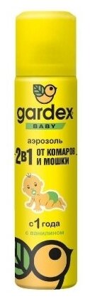 Аэрозоль от комаров и мошки Gardex Baby для детей с 1 года 80 мл - фотография № 9