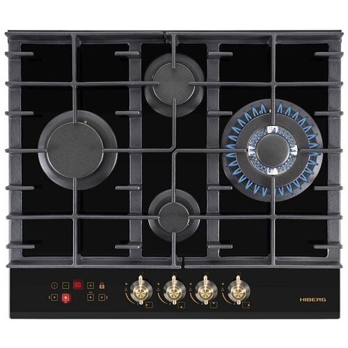 Газовая варочная панель Hiberg VM 6145 RB черный 2999000₽