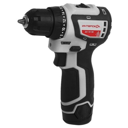 Шуруповерт аккумуляторный ИНТЕРСКОЛ ДА-1012В минимакс 511700₽