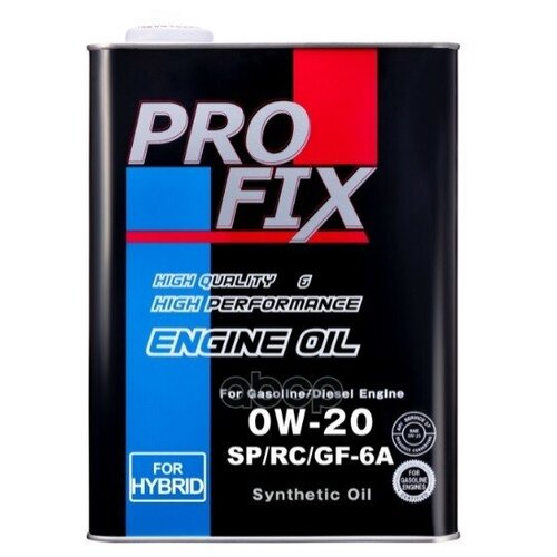 Масло Моторное Profix Sp/Gf-6a(Sn Аналог), Synthetic Oil Profix арт. SP0W20C