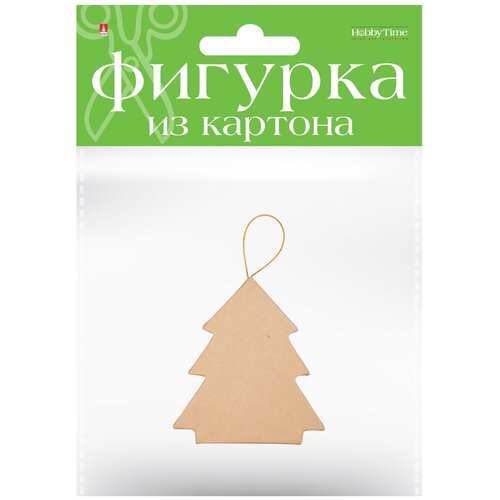 Фигурка из картона. Елочка 10x1,3x12 см