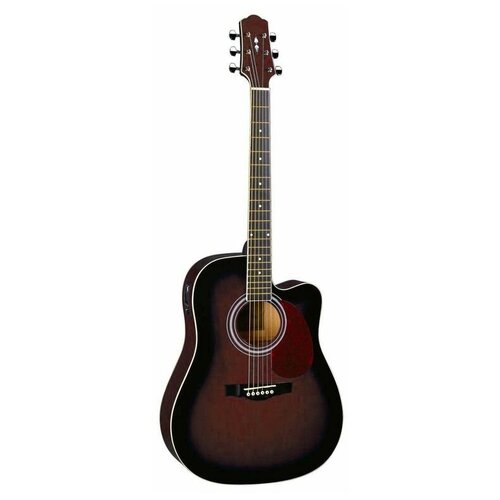 Электроакустическая гитара Naranda DG220CE-WRS dg403cen акустическая гитара со звукоснимателем с вырезом naranda