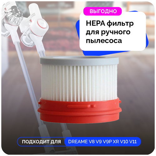 HEPA фильтр совместимый с пылесосами Xiaomi Dreame V8 V9 XR V10 V11