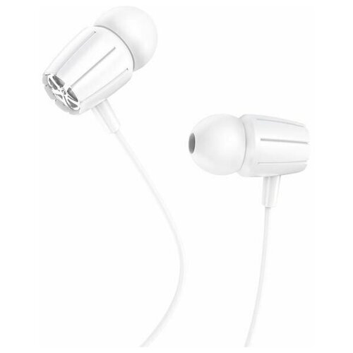 Наушники hoco M88 проводные белые с микрофоном подарок дочке жене девушке 79200₽