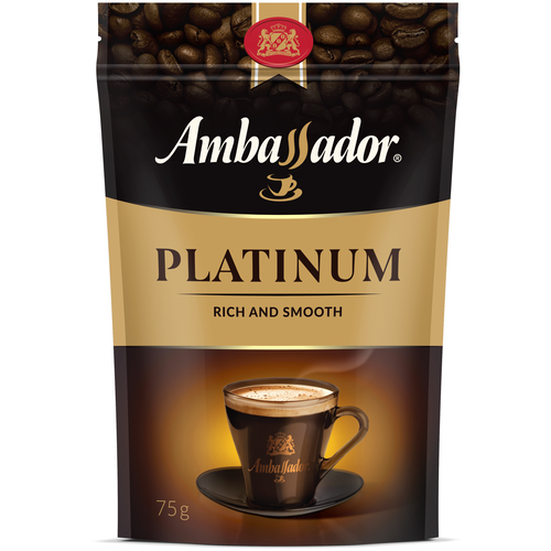 Кофе Амбассадор Platinum 75г растворимый