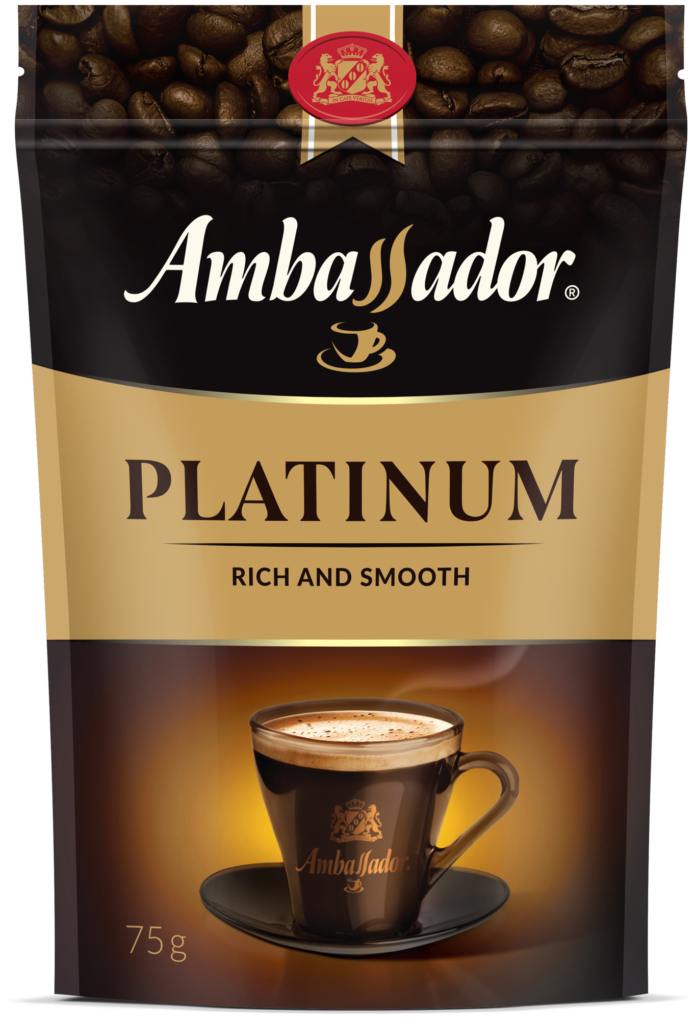 Кофе Амбассадор Platinum 75г растворимый