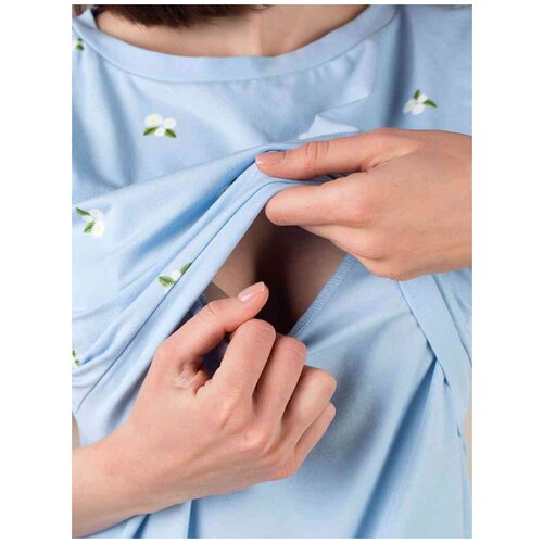 фото Футболка i love mum миган голубая для беременных и кормящих (42)