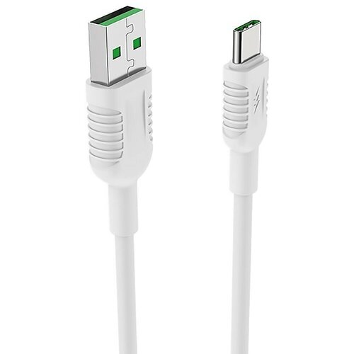 Кабель USB - Type-C Borofone BX33 Billow 5A, 120 см (белый), 1 шт. кабель usb микро usb borofone bx33 billow 1 0м круглый 4a пвх белый