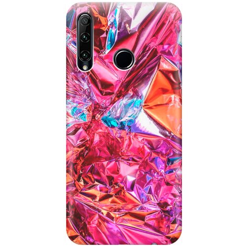 фото Re:pa накладка transparent для honor 10i / 20e с принтом "розовая фольга"
