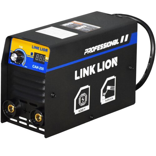 Сварочный аппарат инверторный Link Lion САИ-200 IGBT с цифровым дисплеем и легким поджигом 400000₽
