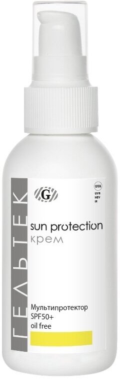 Гельтек Крем для лица Мультипротектор SPF 50+ Oil Free, 100 мл