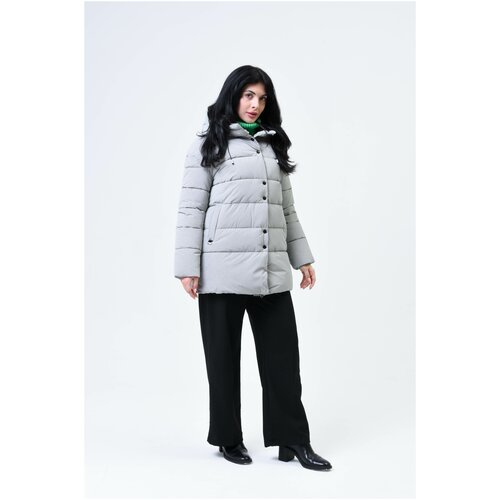 Куртка Maritta, размер 46 (56RU), серый пальто maritta русконтракт 28 3032 10 серый 46