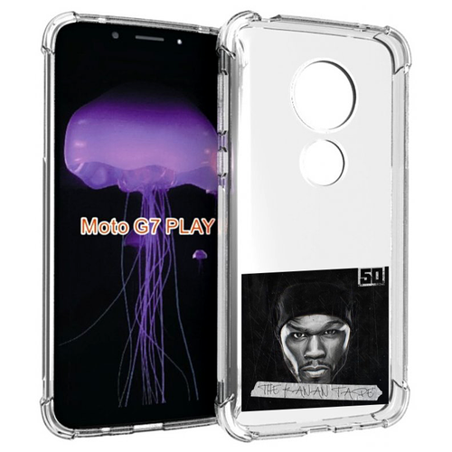 Чехол MyPads 50 Cent - The Kanan Tape для Motorola Moto G7 Play задняя-панель-накладка-бампер